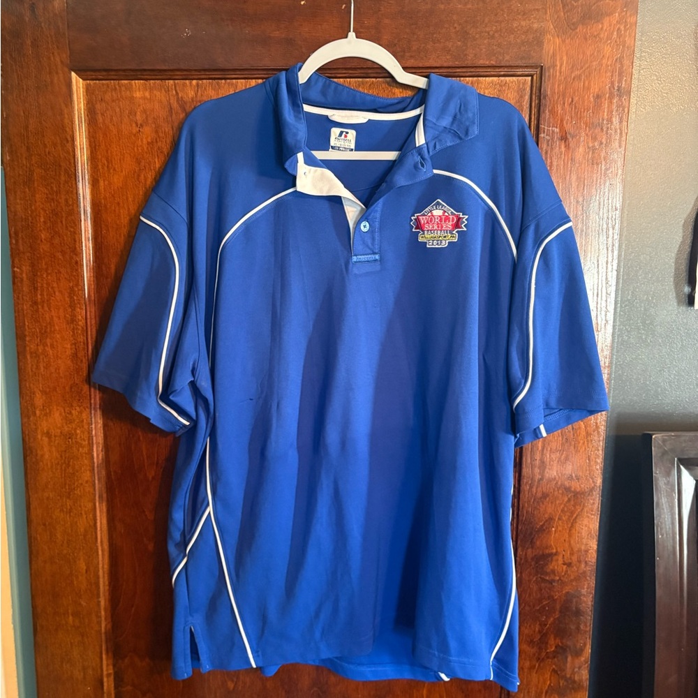 Russell Athletic 2013 Little League World Series Royal Blue Polo Shirt